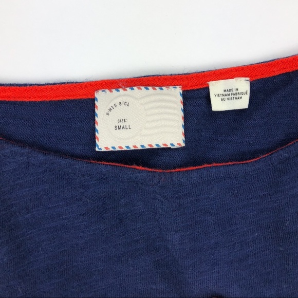 9-HI5 stcl Striped Block Jersey & Chambray Top - Picture 7 of 7